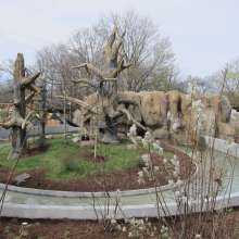Monkey Island Exhibit at the Fort Wayne Children's Zoo in Fort Wayne, Indiana