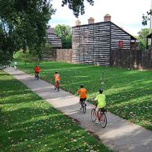 Biking the Trails by the Old Fort
