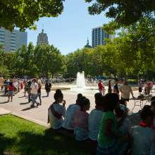 Freimann Square in Downtown Fort Wayne