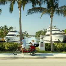 Pedicab on Las Olas