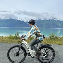 Biking to Letnikof with Kat to Koot e-bike rentals