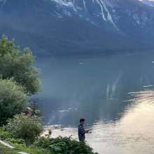 Fishing at the lake