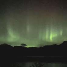 Northern Lights over Haines Alaska