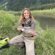 Cut throat trout fishing near mosquito lake