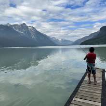 Fishing with a view