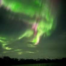 Northern lights at picture point