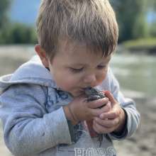 boy kissing toad