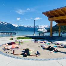Yoga class with sarah_salutations