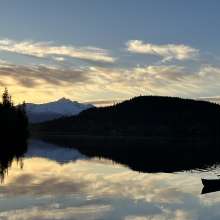 Evening Canoe, Chilkat Lake
