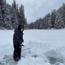 Ice fishing