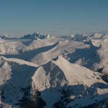 Winter mountains