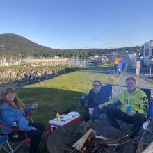 Camping at the Haines Ocean site in June 2023
