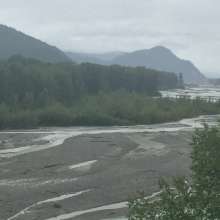 View on highway near Mosquito Lake community