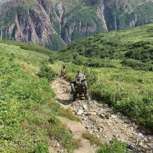 Flower mountain trails