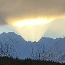 This picture was taken on Christmas Eve, just a few short weeks after our landslide