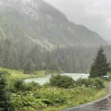Looking back at Chillkoot Rive