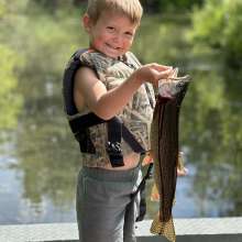 “He’s a Dandy” Tanner says while fishing for cutthroat in Mule Meadows
