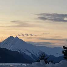 Winter mountains