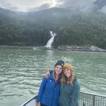 Fjordland Girl Crew at Sawmill Falls