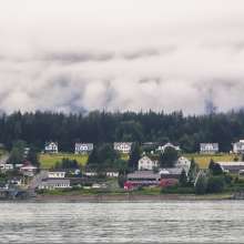 Picture of the town as we came in via boat