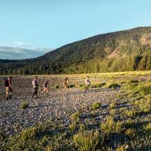 golden hour hiking at chilkat state park