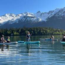 Paddle Boarding Chilkat Lake