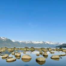 Rocks on the water