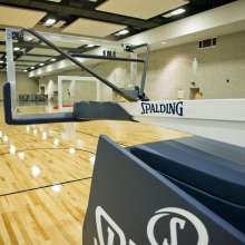 Wooden Basketball Court at Hawaii Convention Center