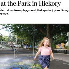 A Day at the Park in Hickory, Our State Magazine, March 2018
