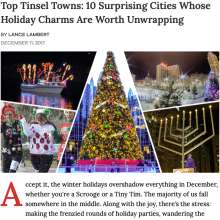 Top Tinsel Towns: 10 Surprising Cities Whose Holiday Charms Are Worth Unwrapping