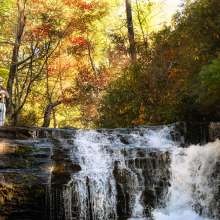 Secret Falls in Fall