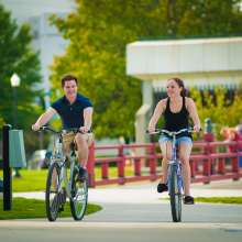 Biking in Big Spring Park