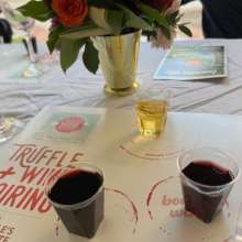 Crush Wine and Food Festival Table