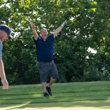 Indiana Sports Corp Charity Golf Tournament - Golfer Celebration