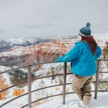Winter Views at Cedar Breaks National Monument