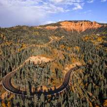 Fall Scenery in Cedar Canyon, Hwy 14