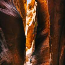 Hiking the Kanarra Falls Trail, Kanarraville, Utah