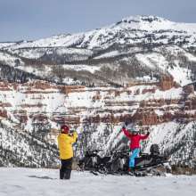 Snowmobile Tour of Cedar Breaks