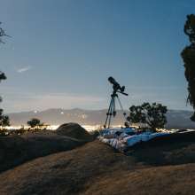 Stargazing in Three Peaks Recreation Area