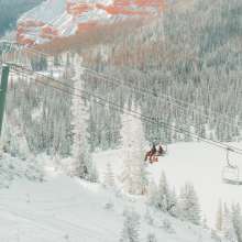 Views from the Chairlift on Giant Steps Mountain at Brian Head Resort
