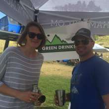 Green Drinks JH - Katie & Derek