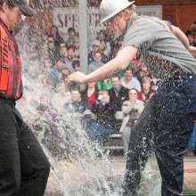 Log rolling- Great Alaskan Lumberjack Show