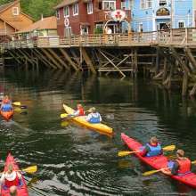 Kayaking in Ketchikan Creek