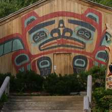Beaver Clan House at Saxman Totem Park, near Ketchikan
