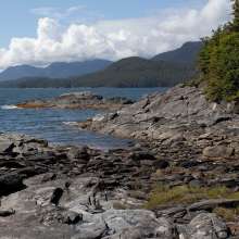 Rugged coastline near Ketchikan