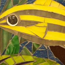 Stained glass fish