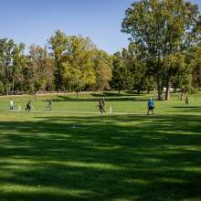Cricket Pitch at Delta Mills Park