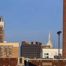 Boji Tower with the Capitol building