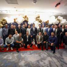 Christian Yelich Charity Concert Group Shot