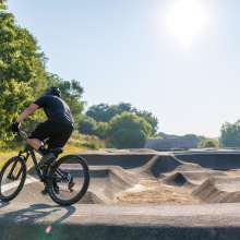 Bike on Pump Track